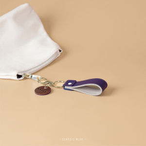 สลักชื่อฟรี! HILMYNA CHUBBY Keychain (โทนNIGHT) พวงกุญเเจหนังสลักชื่อ พวงกุญเเจหนัง พวงกุญแจสีเอิร์ธโทน พวงกุญแจน่ารัก