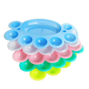 Bộ Họa Cụ Cho Bé: Cọ Mút Xốp Bảng Pha Màu Màu Vẽ ACRYLIC Xô Rửa Cọ Tạp Dề Cho Bé