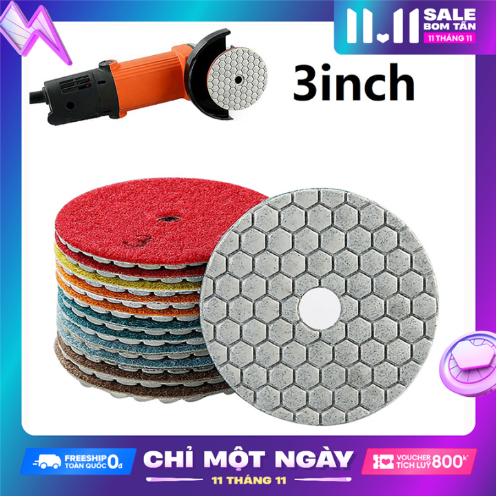 1 Miếng Đánh Bóng Khô Kim Cương Cho Đĩa Chà Nhám Đá Hoa Cương Đá Cẩm ...