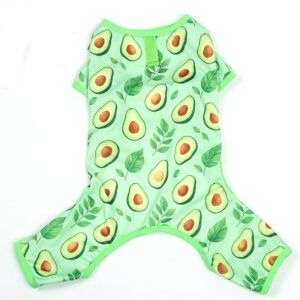 CHIC HUT Họa tiết hoạt hình Áo liền thân làm mát cho chó Mềm mại Lưới thoáng khí Quần áo chống nắng cho chó Áo liền thân Nhẹ Quần áo chống nắng Mùa hè