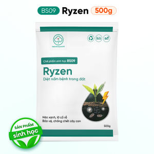 BS09 Ryzen Xử Lý Nấm Đất Héo Xanh Thối Rễ Rau Màu - Phục Hồi Rễ Cây Yếu Vàng Lá - Bác Sĩ Cây Xanh