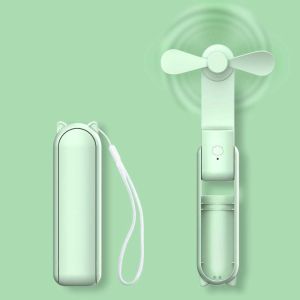 MMLUCK 3 Speed Portable Mini Handheld Fan USB Rechargeable Adjustable Small Pocket Fan Durable Cute StrongWind ElectricFan for Women