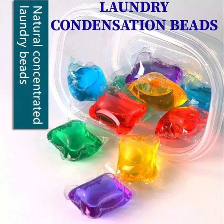 50pcs/pack Mix Colour Laundry Condensation Beads Detergent Gel Soap