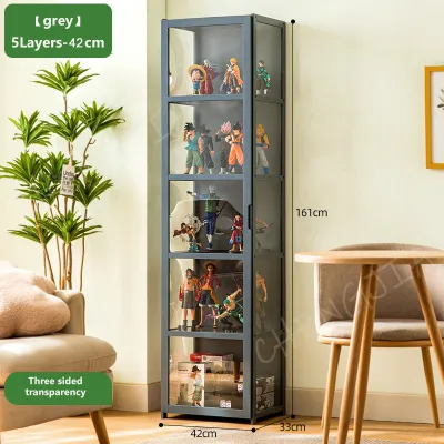 Display Cabinet Lemari pameran Acrylic Showcase 4/5Layers Transparent Storage Cabinet Toy Figure Showcase Cabinet Lego Display Cabinet多功能展示柜 透明 防尘