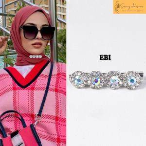 Bros Hijab Malaysia / pashmina / kebaya / gamis / Krudung / Bros Peniti / model bulat empat (C 3111)