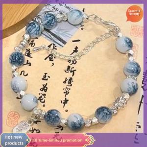 Graceful Light Luxury Sweet Tassel Bracelet For Women Girls Fashion Fantasy Beaded Elastic Rope Bracelet Jewelry Accessories Gifts