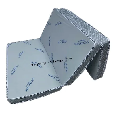 ( FREE SHIP HCM )Nệm Cao Su (Ép Tổng Hợp ) Non Gấp 3 Than Hoạt Tính American Thoáng Mát Đàn Hồi Tốt