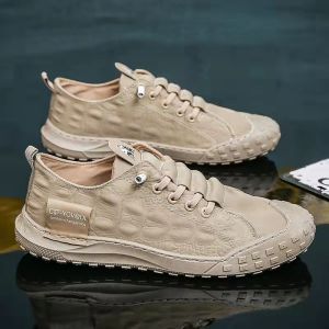 SALE Grosir Sepatu Sneakers Pria (Free Box) Sport Casual Santai Keren Import Mens Crocodile Style Sneakers Bertali - GS124777