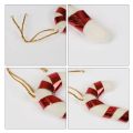 【lower Price】24Pcs Christmas Candy Cane Ornaments, Xmas Acrylic Candy Canes, Christmas Tree Hanging Pendant, New Year Christmas Party Decoration. 