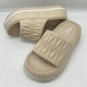 Fuhaha 757 Sandal Wanita Selop Hak Tebal Sandal Karet Remaja Dewasa Trendy Korea Style Merek Fuhaha Ukuran 36-41