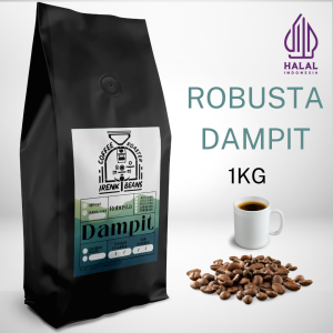 Kopi Robusta Dampit 1000g Biji Bubuk