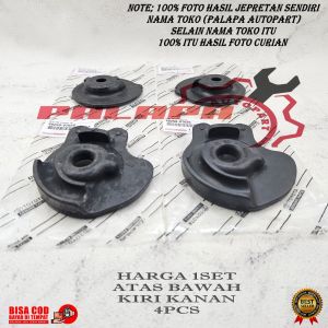 KARET TATAKAN PER BELAKANG ATAS BAWAH KIRI KANAN TOYOTA INNOVA ZENIX 1SET 4PCS