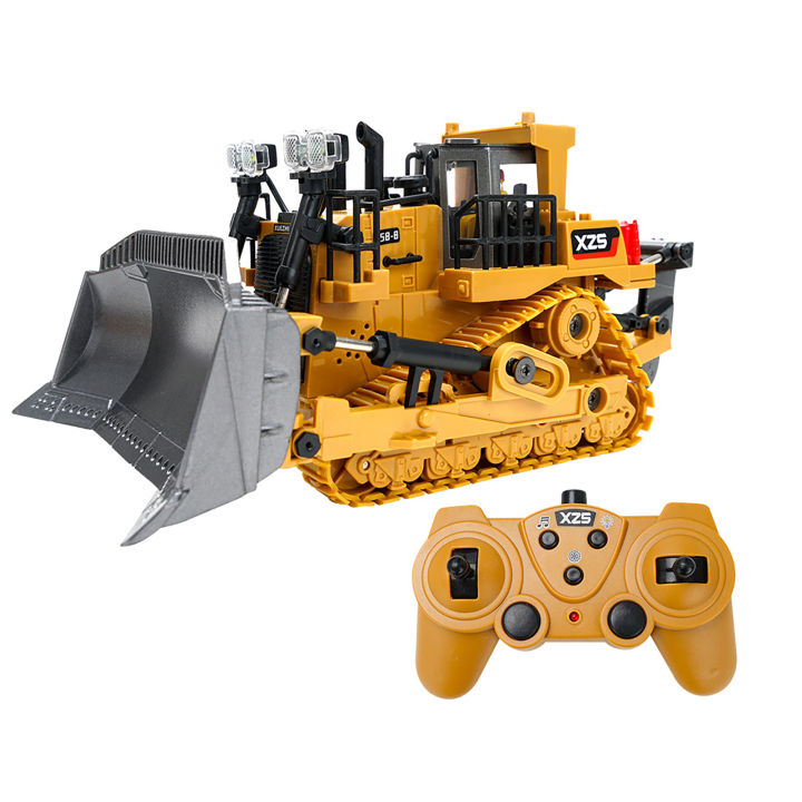 [Nosafhu] Excavator Toy Electric Remote Controlled Alloy RC Wheel ...