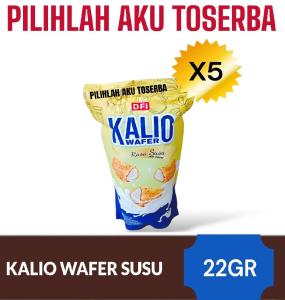 Kalio Wafer Susu Kemasan Pouch - ( HARGA 5 PCS )
