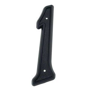 139mm Modern House Number Outdoor 5.5 inch Black ABS Plastic Apartment Door Numbers Mailbox Address Sign #0-9 With Screws
