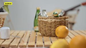 Baseus Mini Inflate & Deflate Portable Air Pump with Light for Air Mattress Pool Floats Air Bed