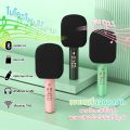 ไมโครโฟนไร้สาย รุ่น Q11 TWS ร้องเพลงเล่นคาราโอเกะ Wirless Microphone HiFi Speaker ไมโครโฟนคอนเดนเซอร์  [3สี ดำ/เขียว/ชมพู]. 