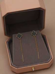 Anting Titanium Wanita Tusuk Cloverrr Jurai Anting Titanium Wanita Cantik Terlaris Anti Karat