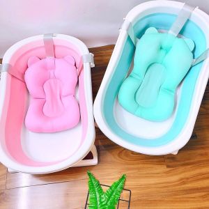 GỐI TẮM EM BÉ CHỐNG TRƯỢT – GỐI ĐỠ TẮM BÉ THOÁT NƯỚC NHANH