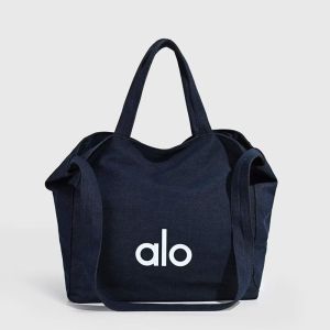 Túi Tote Nylon Dung Tích Lớn ALO Túi Xách Đeo Vai Dây Đôi Phong Cách Thường Ngày Dành Cho Nữ Đi Làm Tập Gym Mua Sắm