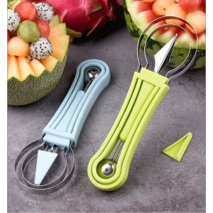 Bộ Dụng Cụ Dao Dĩa Cắt Tỉa Hoa Quả Rau Củ 3in1 Chuyên Nghiệp Tiện Lợi Chất Liệu Thép Không Gỉ Tiện Lợi Dễ Sử Dụng