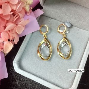 Khuyên Tai Khuyên Dài Mạ Vàng Mạ Bạc T2064 T2065 T2066 T2067 Bền màu