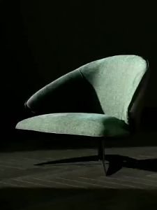 ⚡Italian Creative Design Modern Ho Lounge Chair Comfortable Fabric Single Seater Swivel Sofa Living Room Chair