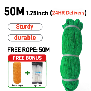 Free Rope Chicken Net 20M/50M/100M Fish Lambat Garden Net for Gardening Poultry