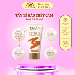 Tẩy tế bào da chết Face Cam Citrus Meea hỗ trợ làm sạch sâu mịn da tẩy tế bào chết da mặt