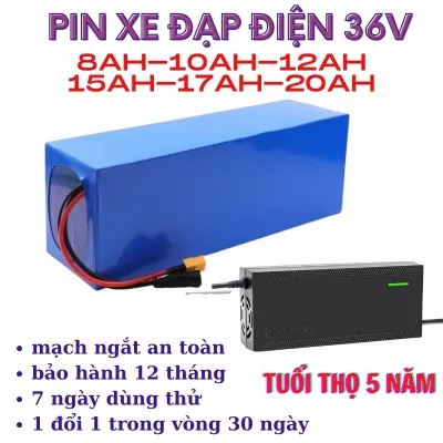 Bộ pin xe đạp điện 36V 8Ah-10Ah-12Ah-15AH-17Ah-20AH