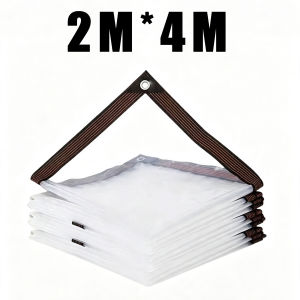 Heavy‑Duty Tarpaulin Waterproof Cover PE Plastic Sheet Sun Shade Rainproof Cloth for Outdoor Tent Roof