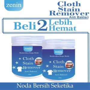 Beli 2 Lebih Hemat cloth stain remover detergen penghilang noda kain membandel Jamur Kuning Bintik Hitam Kemasan 500Gram