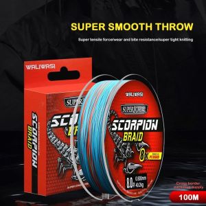 DAWEIF 100เมตรค่ะ สายเบ็ดตกปลา แรงดึงสูง PE PE หลอดด้ายยืดหยุ่น 2025 เส้นใยเดี่ยว ลวดที่มองไม่เห็น อุปกรณ์เสริมสำหรับตกปลา