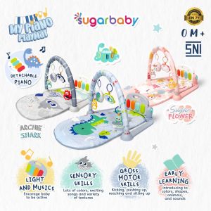 Sugar Baby ALL in 1 PIANO Playmat / My Little Pianist / Karpet Mainan Anak