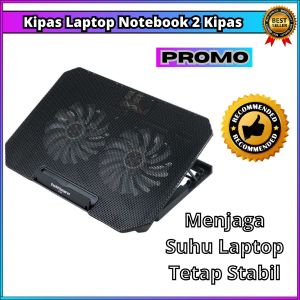 COD Taffware Cooling Pad Laptop 2 Fan Adjustable Speed - Q100 / kipas alas pendingin prosesor bawah stand laptop menjaga suhu laptop notebook pad gaming dua buah kipas bahan berkualitas terbaik terbaru paling laris rekomended cpu tren komputer top viral