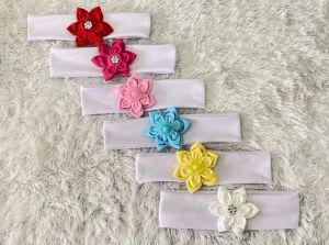 Bando Bandana Polos Aneka Warna Bayi Perempuan / Bando Bandana Anak Pita Bunga Untuk Newborn - 2 Tahun / Aksesoris Rambut / Bahan Karet Elastis dan Lembut