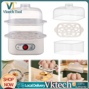 Two/Three-Layer Portable Food Steamer with Automatic Operation Suitable for Eggs and Vegetables