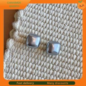 ❣️❣️❣️ Elegant And Subtly Sparkling Sugar Cube Pearl Earrings For Women Exuding A Luxurious