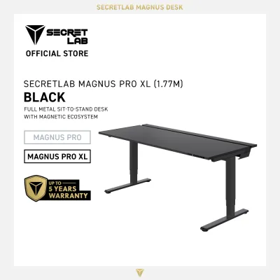 Secretlab Magnus Pro 1.7m (XL) Standing Metal Desk - with MAGPAD™ Desk Mat
