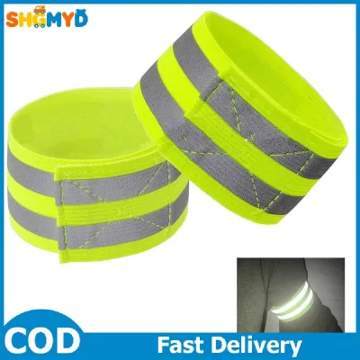 SHGMYD Reflective Bands Arm Belt LED Reflective Light Arm Armband Strap Safety Belt for Night Running Jogging Cycling Wristband
