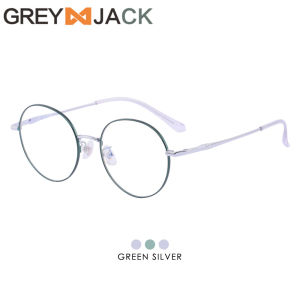 Grey Jack Kacamata Antiradiasi Blueray Model Oval Bulat Bahan Titanium Fashion Pria Wanita Bisa Minus Anti Radiasi Bluecromic 77133