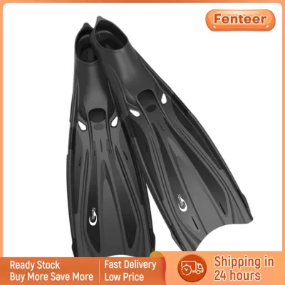 Diving Fins Comfortable Fins with Open Foot Pockets Swim Flippers Lightweight Gear Soft for Divers Freediving Swimming