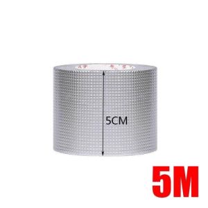Aluminum Foil Butyl Rubber Tape Super Resistant Waterproof Adhesive Tape For Wall Crack Roof Repair
