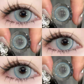 （กล่องฟรี）ค่าสายตา 0.0ถึง-4.50 คอนแทคเลนส์ สีเทา สีน้ำตาล สีฟ้า คอนแทคเลนส์สีอ่อนๆ คอนแทคเลนส์สายตาสั้น ส่งไวจากไทย หลากหลายสไตล์ให้เลือก. 