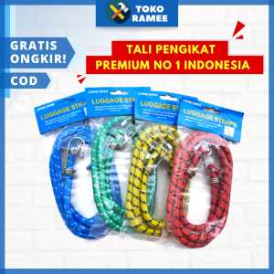 15 Meter Tali Karet Elastis Pengikat Ikat Barang Di Motor Mobil Rachet Ratchet Tie Down
