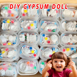 Coloring Plaster Doll Handmade Diy Educational Toy Cartoon Graffiti Painting Children Toys Gift
