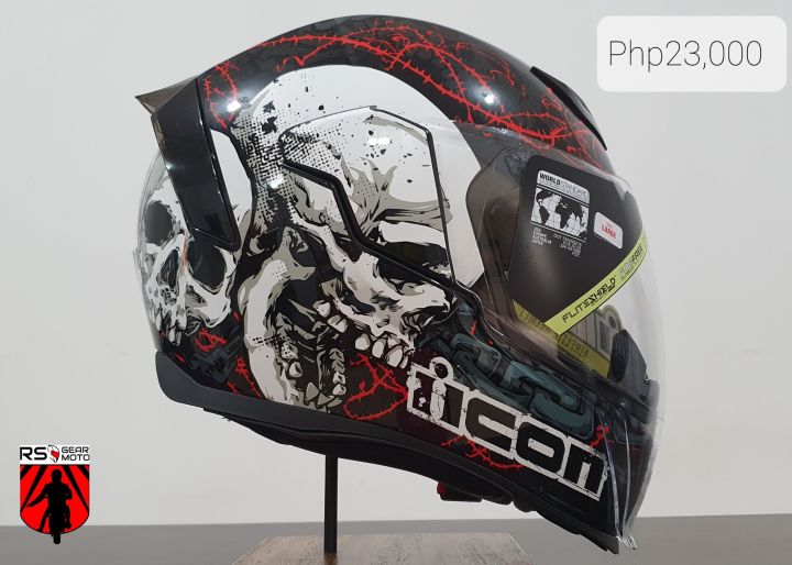 Casco icon discount airflite skull 18