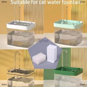 [COD] fjdse กล่องกรองฟองน้ำถ่านกัมมันต์สำหรับแมว อุปกรณ์เปลี่ยนไส้กรองน้ำดื่มสำหรับสัตว์เลี้ยง