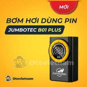 Bơm Lốp Điện Tử Ô Tô Xe Máy Jumbotec B01 (bản Plus) Pin 5.200mAh – Đo Áp Suất Lốp BH 12 Tháng