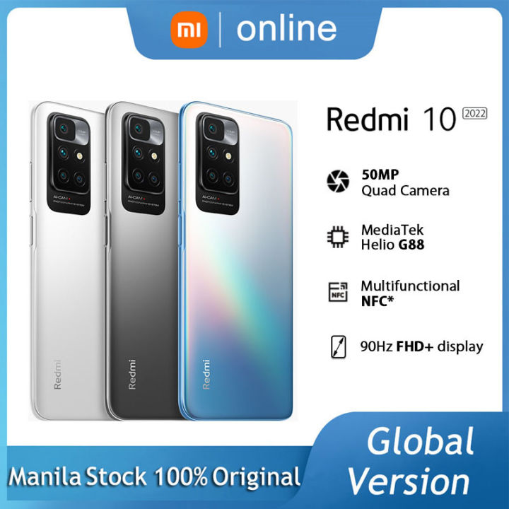 Redmi 10 2022 6+128GB / 4+64GB Global Version 50MP AI Quad Camera ...